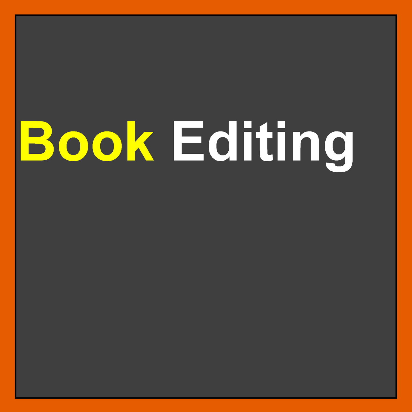 Book Editing