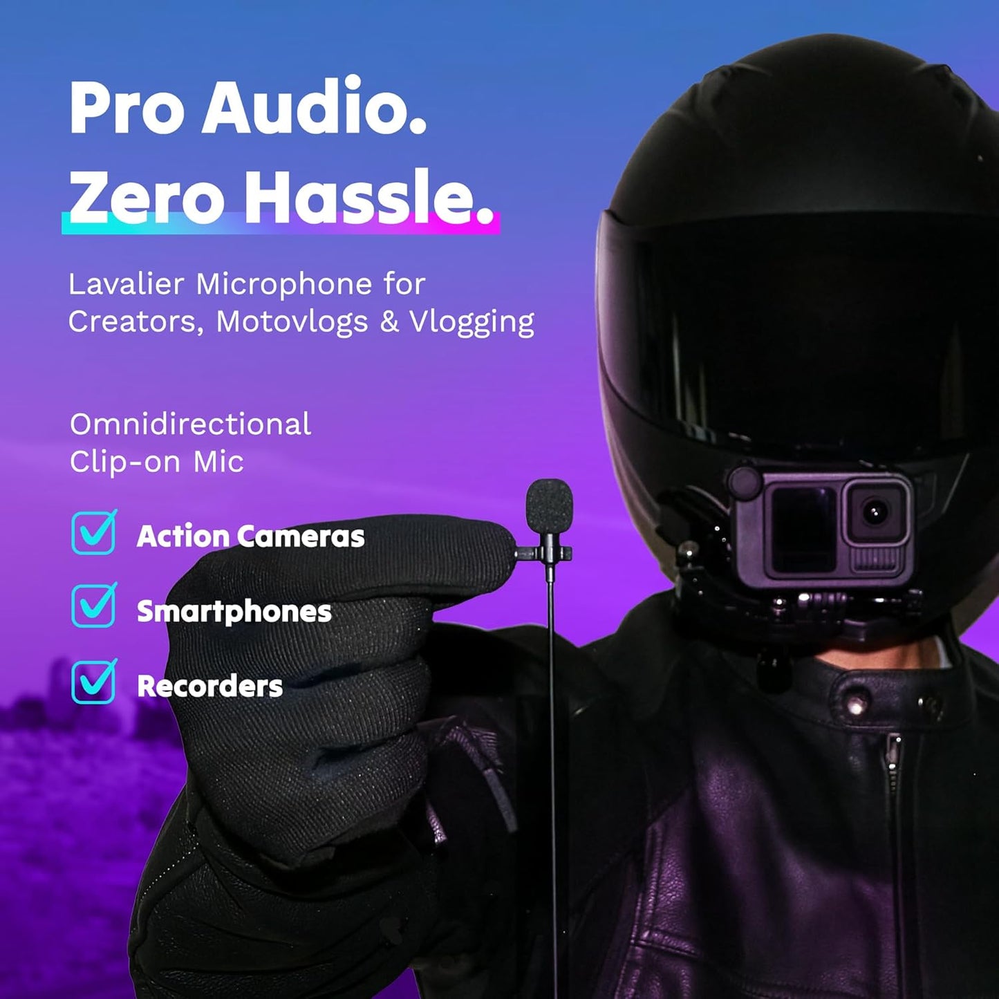 Purple Panda Wired Lavalier Microphone (Price: 50,000Rwf)