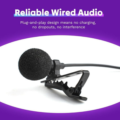 Purple Panda Wired Lavalier Microphone (Price: 50,000Rwf)