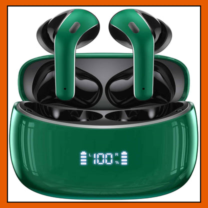 Green Zingbird X15 Bluetooth 5.4 Earbuds (Price: 20,000Rwf)